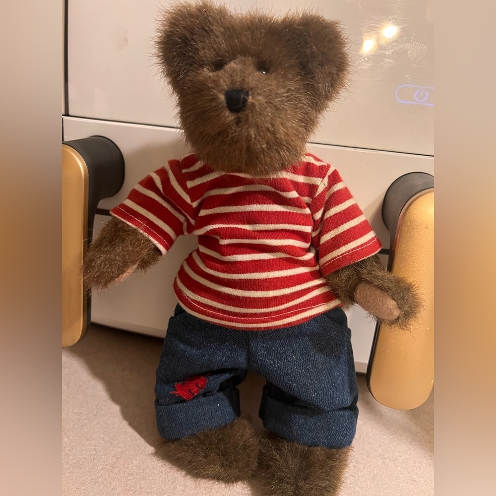 Boyds Bears Plush Cousin Marty Fully Poseable Bear Retired 10"